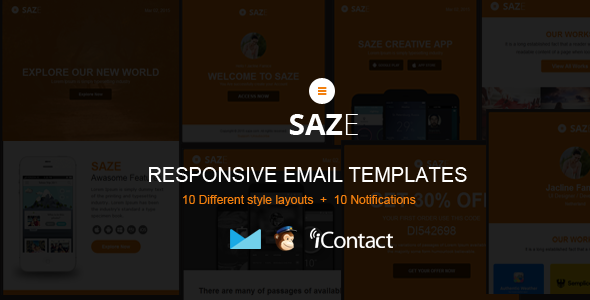 Saze - Responsive - ThemeForest 10665866