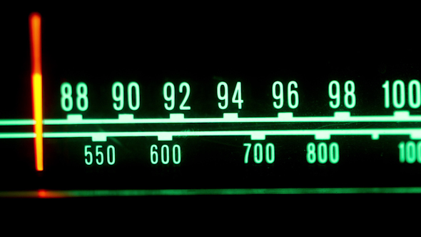 Glowing Vintage Radio Dial 15, Stock Footage | VideoHive