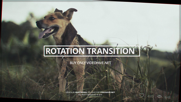 Rotation Transition Slideshow - VideoHive 10669704