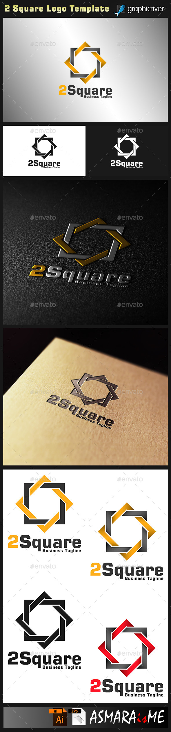Square Logo - Symbols Logo Templates