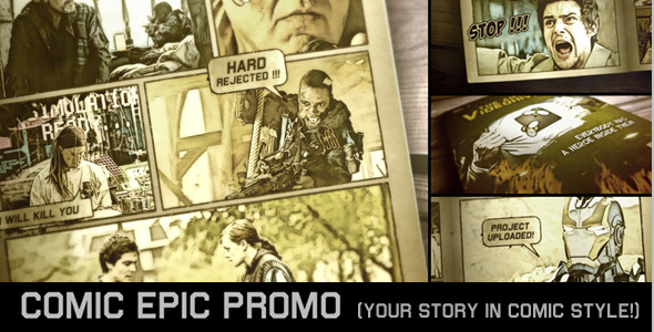 Comic Epic Promo - VideoHive 5203939
