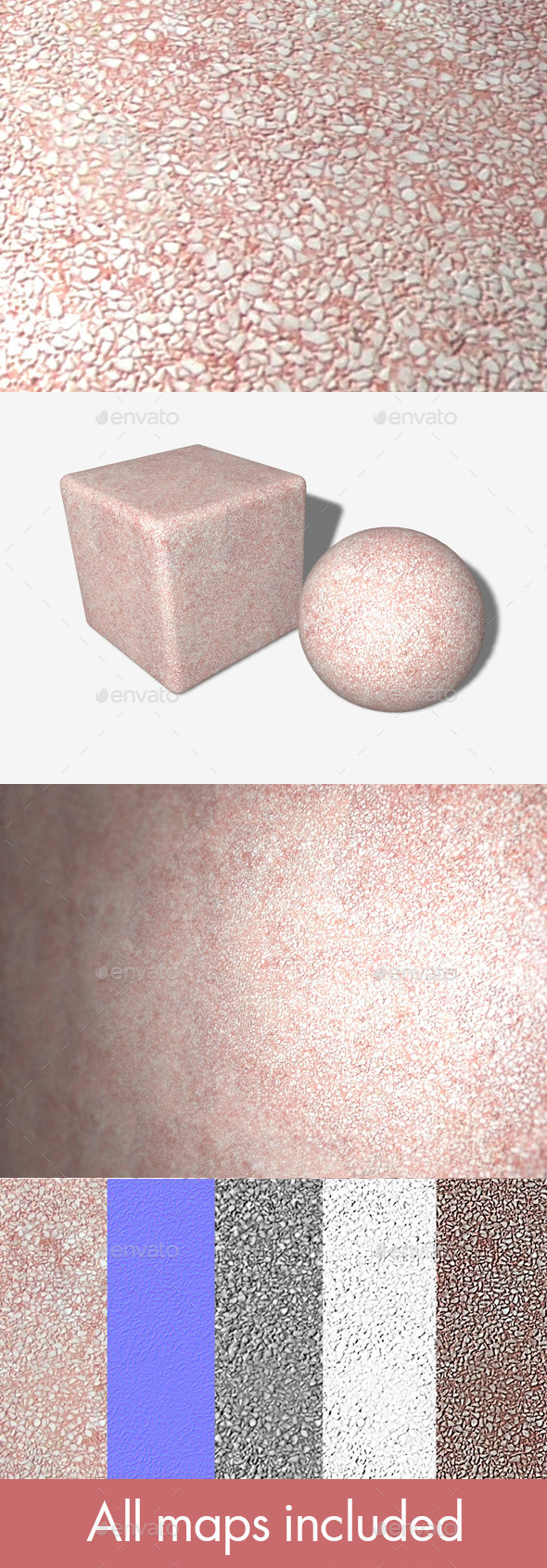 Pink Pavement Seamless - 3Docean 10673583