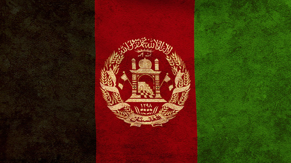 Afghanistan Flag Grunge