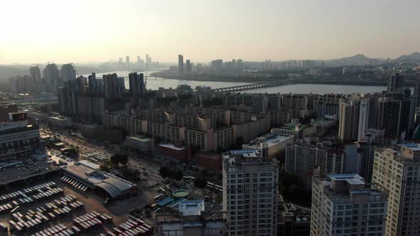 Korea Seoul Banpo Don Apartment Complex Han River View