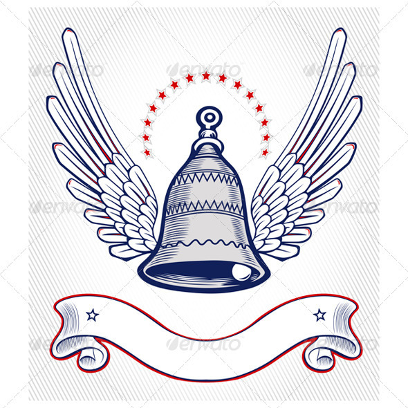 Xmass Bell Wing Emblem