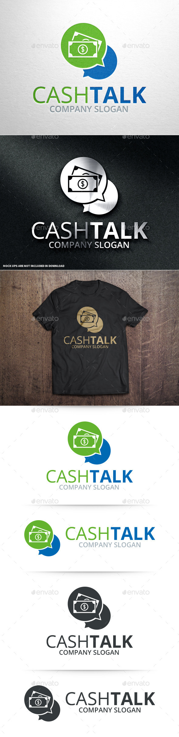 Cash Talk Logo Template - Objects Logo Templates