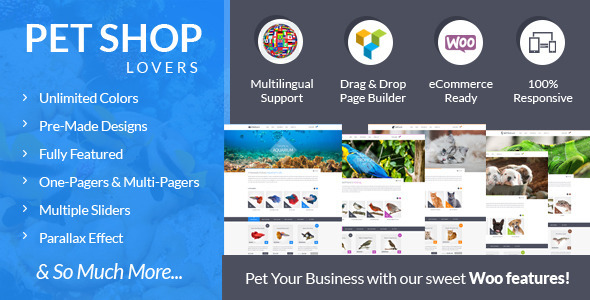 Pet Shop Lovers - Woo/eCommerce WP Theme - WooCommerce eCommerce