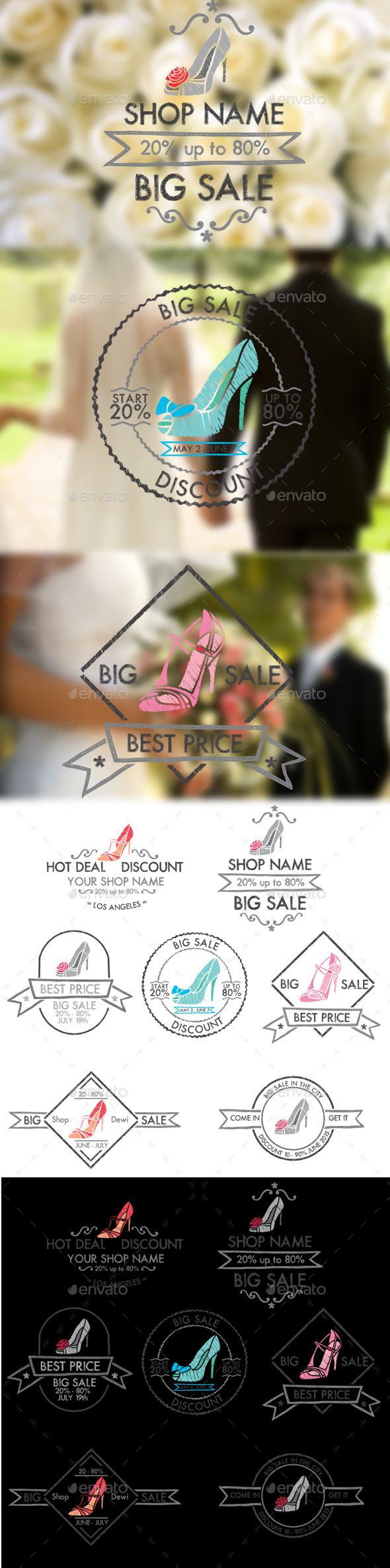 Sale Badges - Badges & Stickers Web Elements