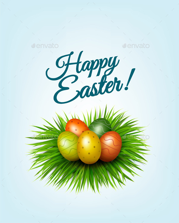 Happy Easter Background - Seasons/Holidays Conceptual