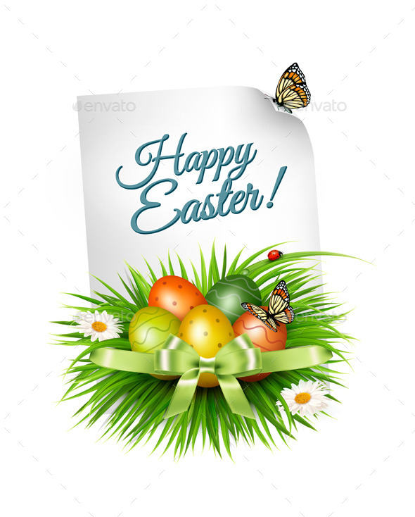 Spring Easter Background - Seasons/Holidays Conceptual