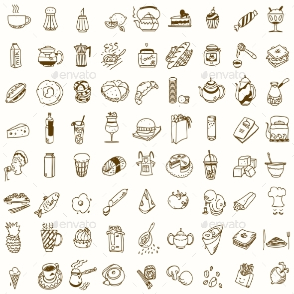 Food Icons - Food Objects