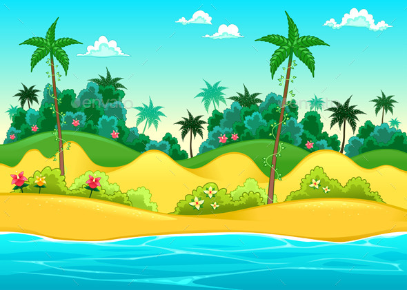 Landscape on the Seashore - Landscapes Nature
