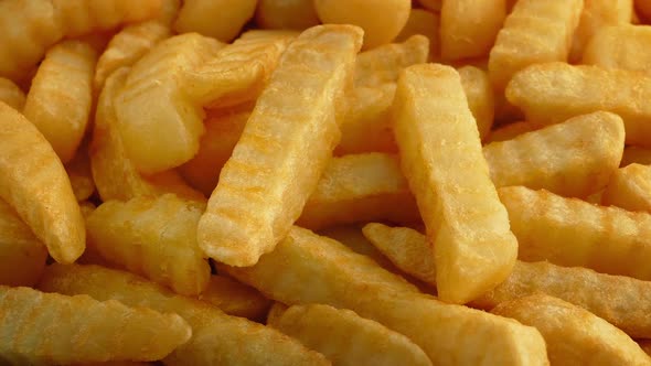 Crinkle-Cut Fries Rotating  alt