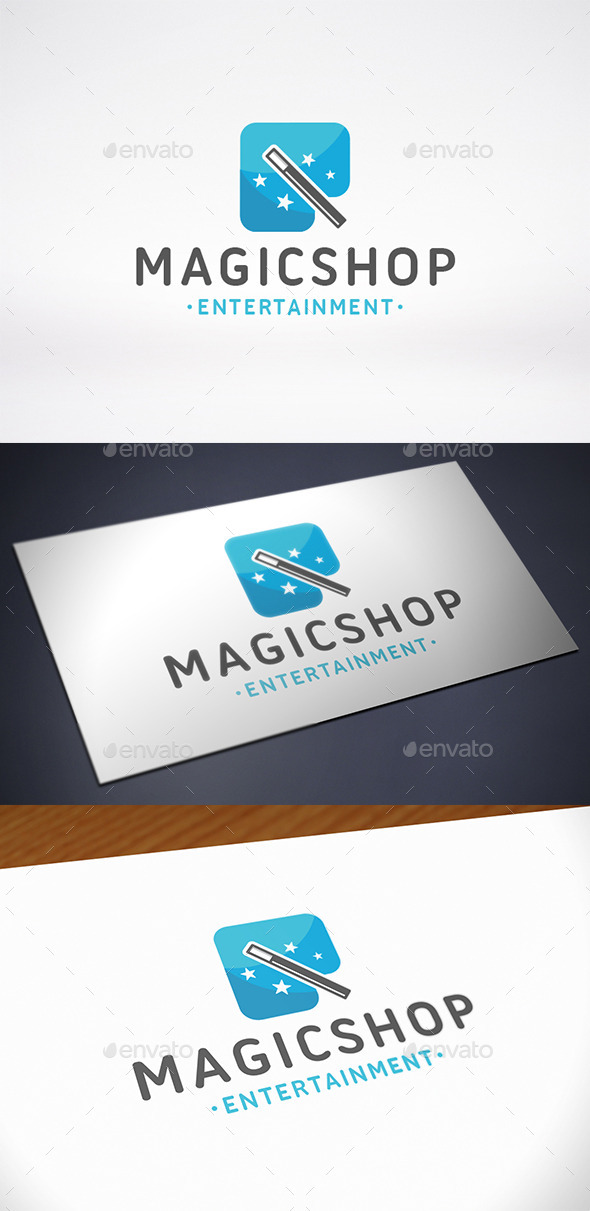 Magic Shop Logo Template - Abstract Logo Templates