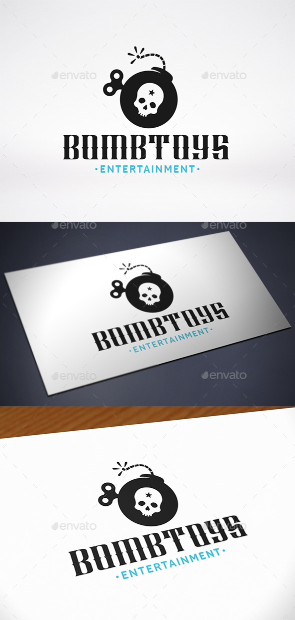 Bomb Toy Logo Template - Objects Logo Templates