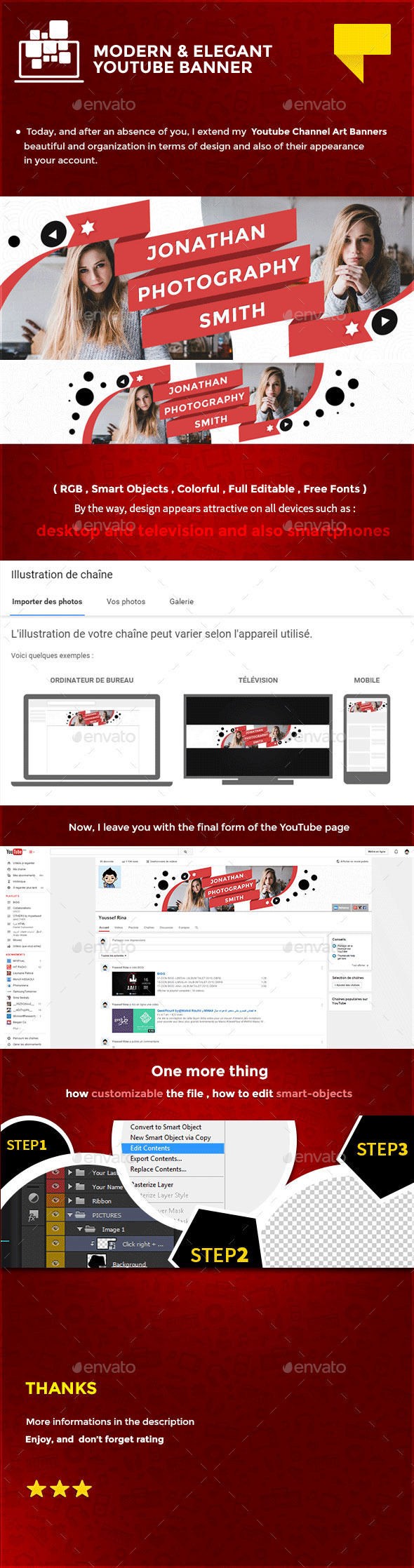 Creative Youtube Banner - YouTube Social Media