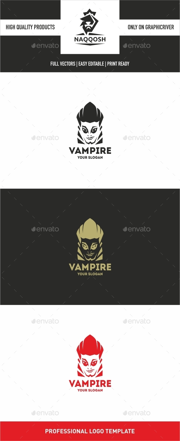 Vampire - Symbols Logo Templates