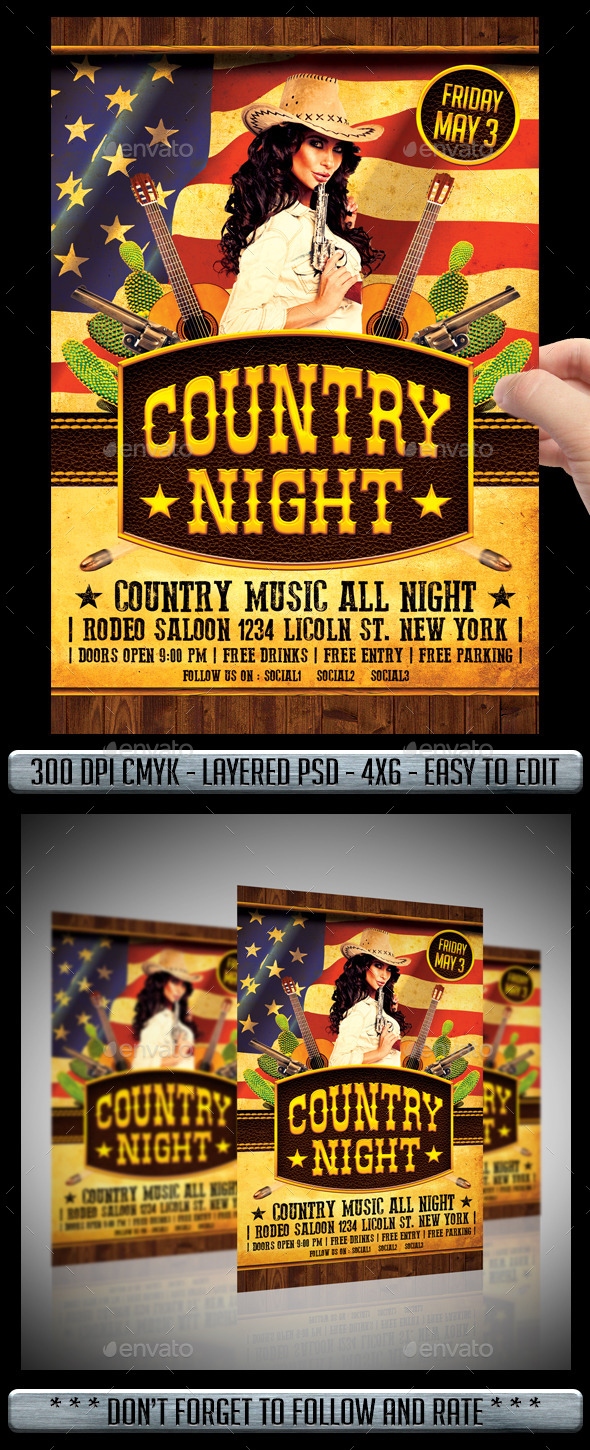 Country Flyer - Events Flyers