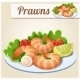 Prawns. Detailed Vector Icon., Vectors | GraphicRiver