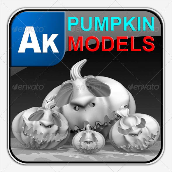 Halloween Pumpkins Models - 3Docean 133690