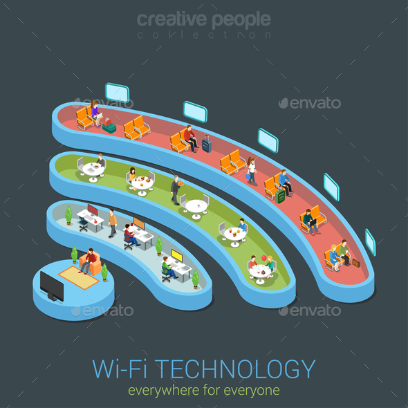 Public Wi-Fi Zone Wireless - Communications Technology