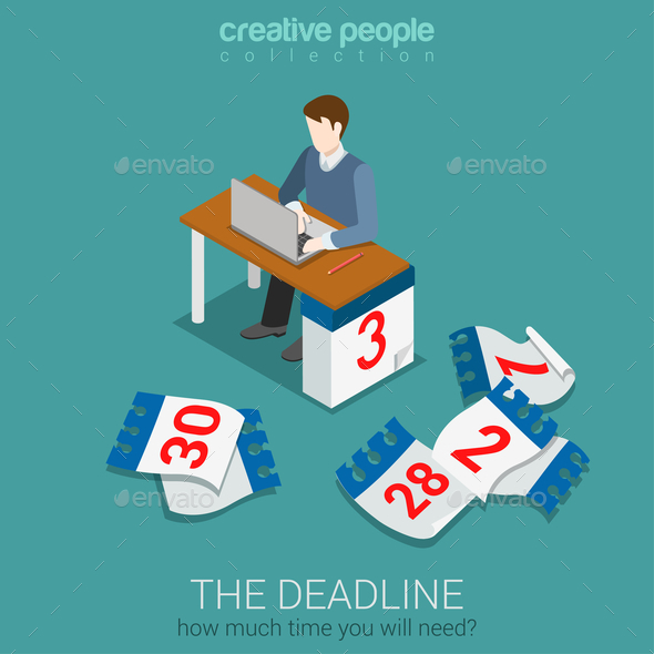 Deadline Time Management - Concepts Business