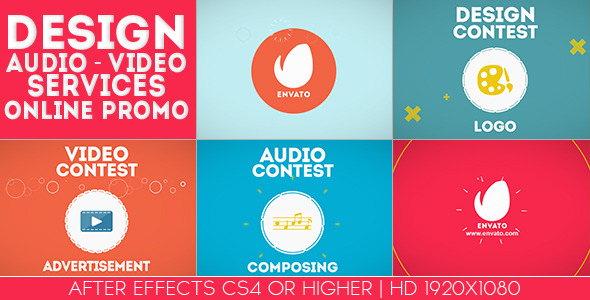 Design-Audio-Video Services Online Promo