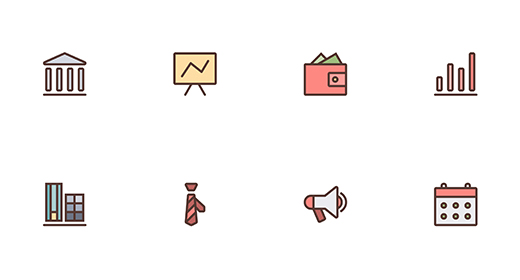Colored Line Icons