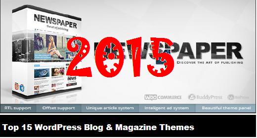 Top 15 WordPress Blog & Magazine Themes