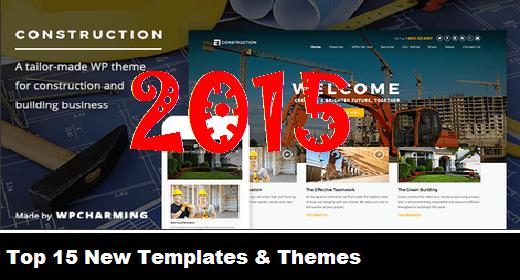 Top 15 New Templates & Themes