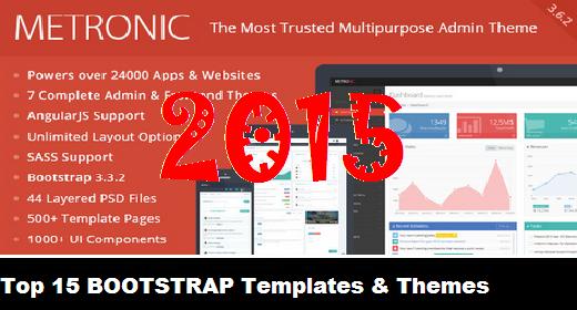 Top 15 BOOTSTRAP Templates & Themes