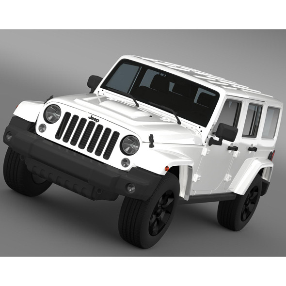 Jeep Wrangler Black - 3Docean 10694328
