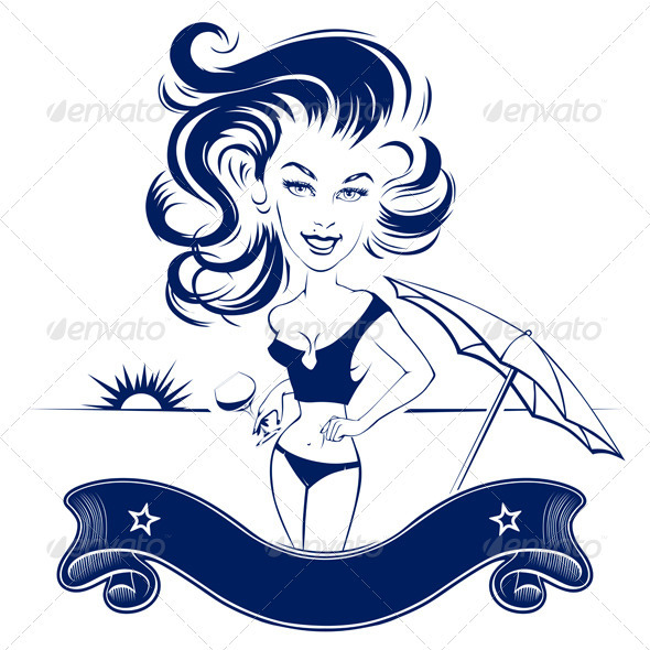 Beach Girl Club Banner