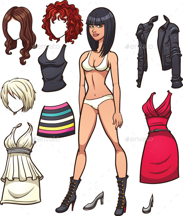 Dress Up Doll - People Characters