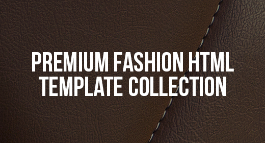 Premium Fashion HTML Template Collection