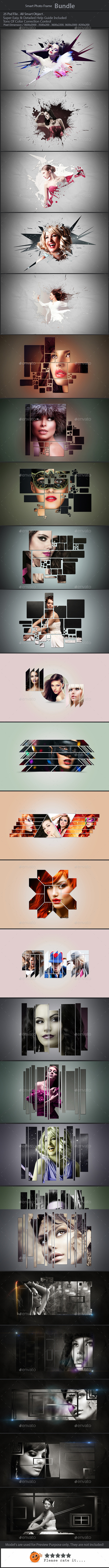 Smart Photo Frame Bundle - Photo Templates Graphics