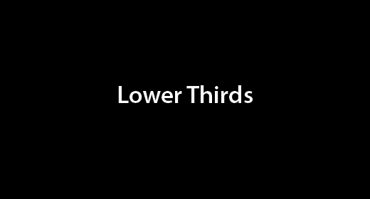 Lower Thirds