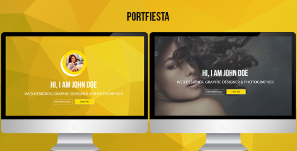 Portfiesta - One Page Portfolio Template