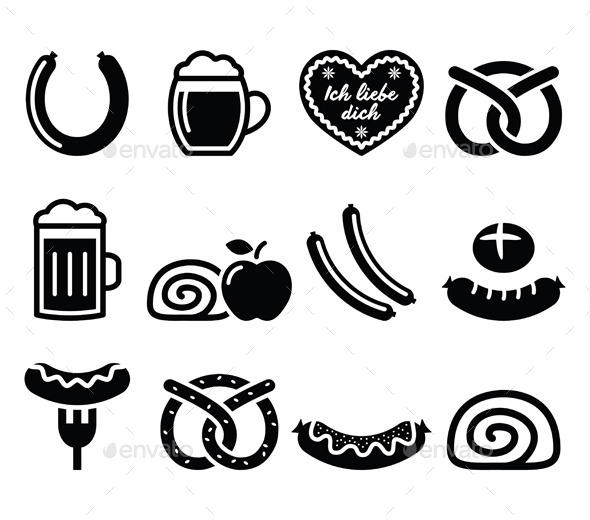 German Food - Food Objects