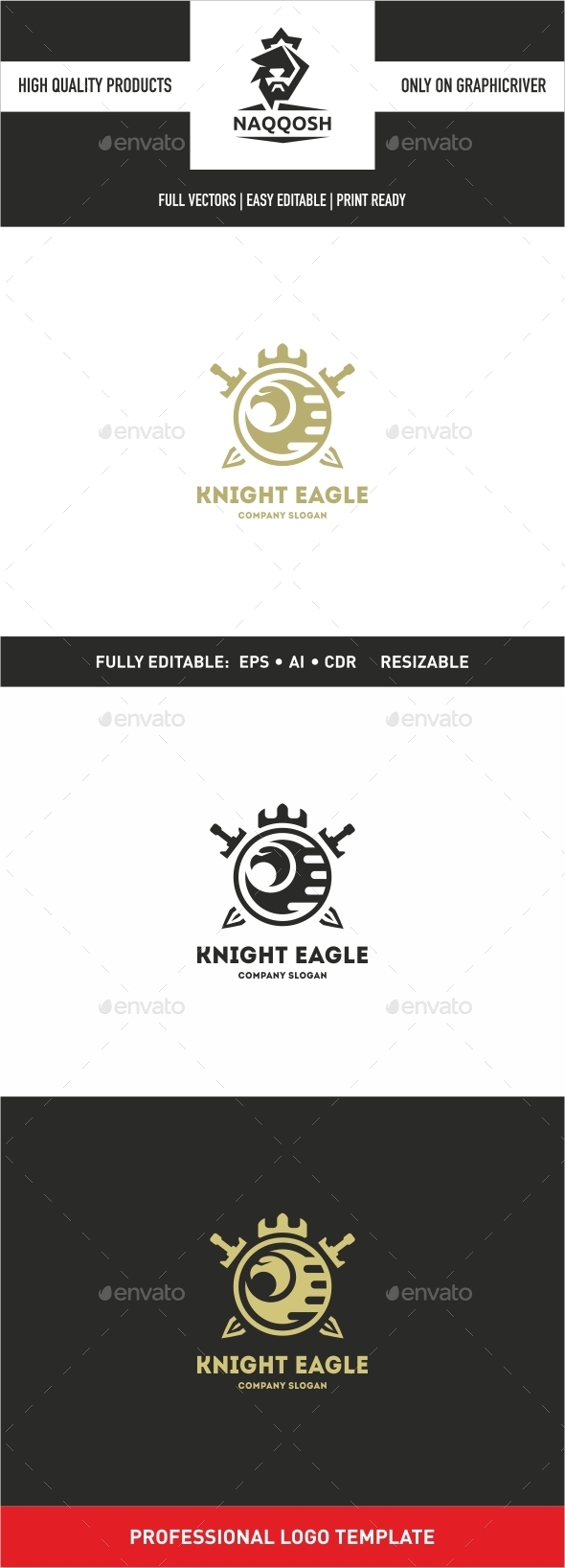 Knight Eagle - Objects Logo Templates