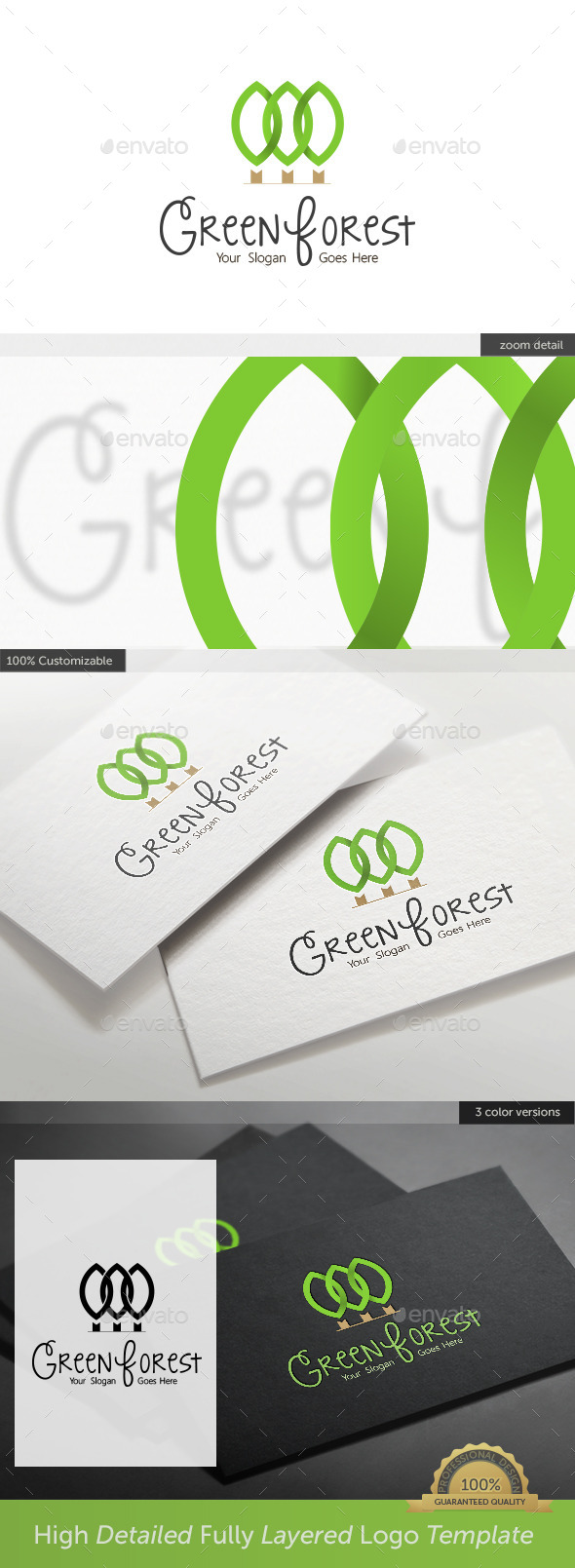 Green Forest Logo - Nature Logo Templates