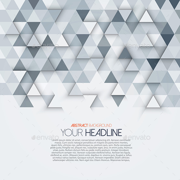 Abstract Background with Triangle Shapes - Backgrounds Decorative