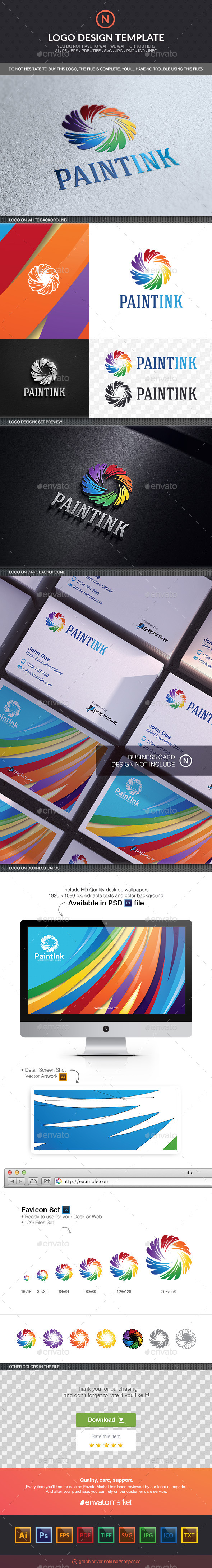 Paint Ink - Abstract Logo Templates