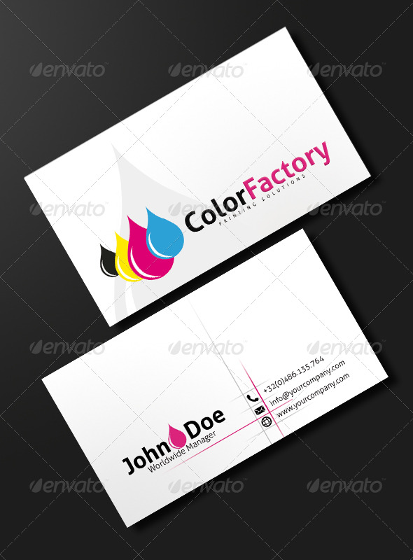 Ink Power - Print Business Card - Industry Specific Business Cards