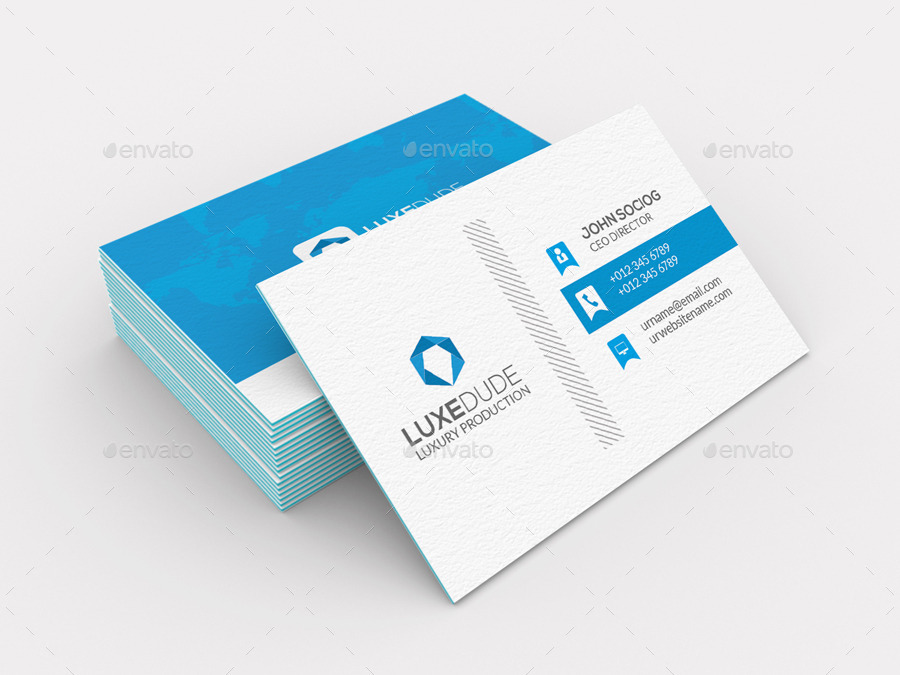 Luxe Business Card Mock Up By Axnorpix