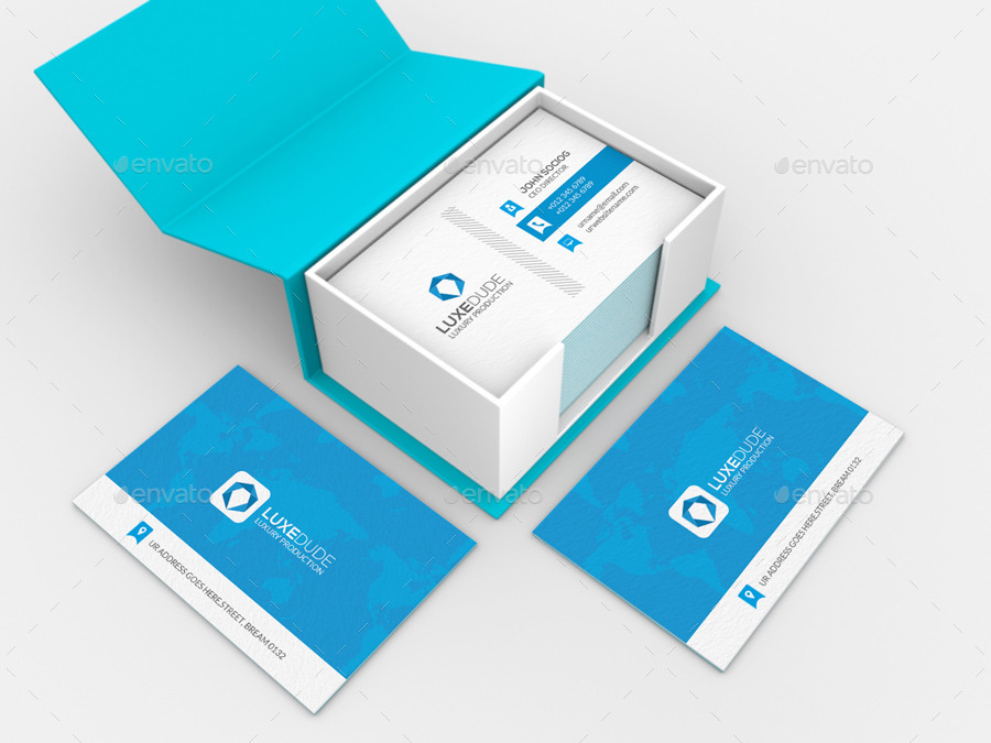 Luxe Business Card Mock Up By Axnorpix