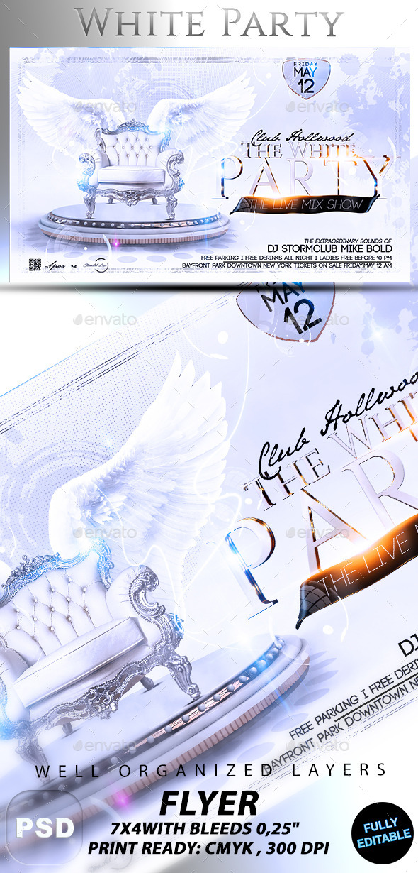 White Party - Events Flyers