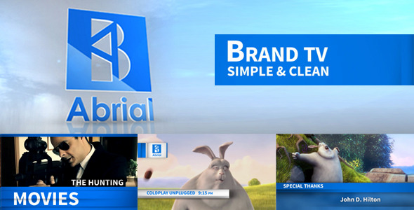 Brand TV Simple & Clean