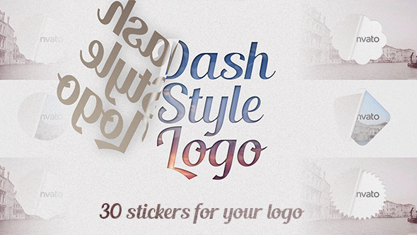 Sketch Style Sticker Logo