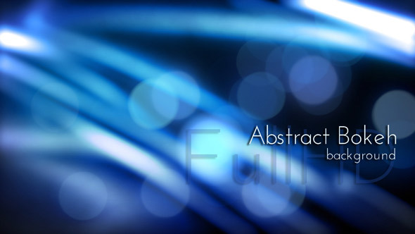 Abstract Blue Lights Bokeh alt